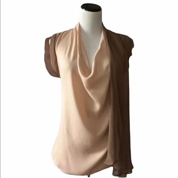 Haute HIPPIE Sleeveless Silk Draped Blouse Tank Top XS - Picture 9 of 9